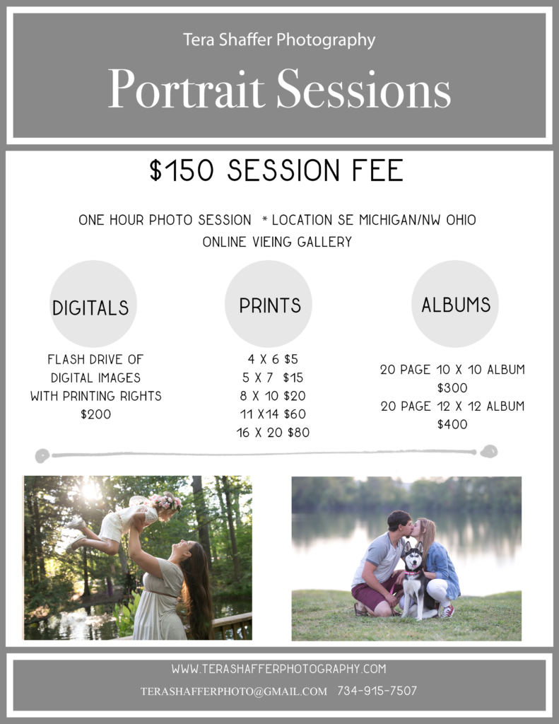 Family Portrait Pricing Tera Shaffer Photography